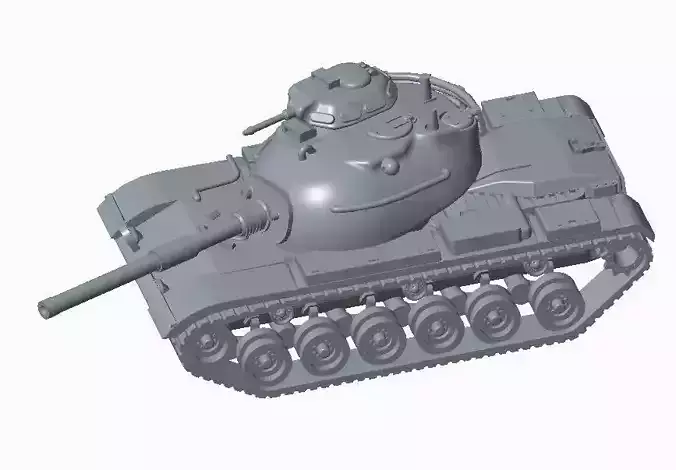 M60 Tank Free 3D print model