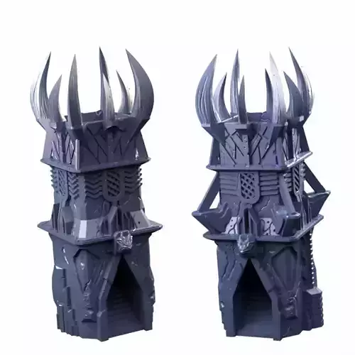 Dark Monolith Tabletop Terrain And Dice Tower