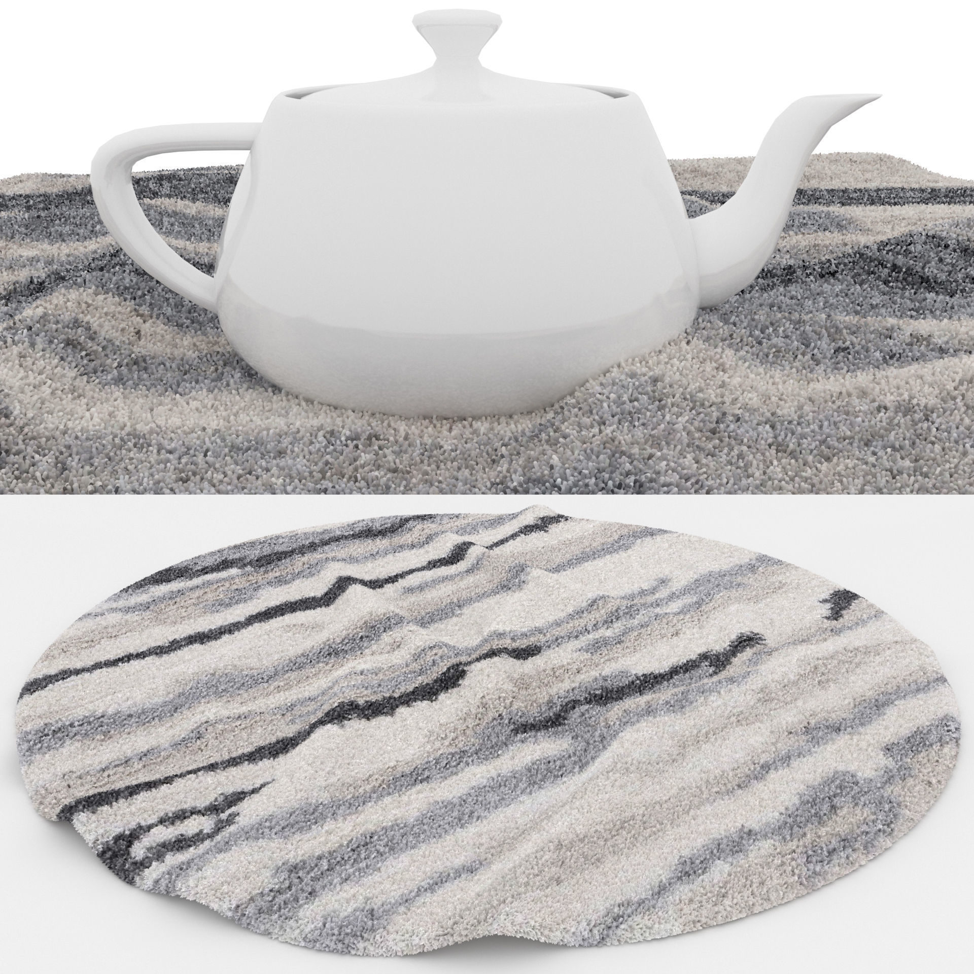 Rugs No 757 Low-poly 3D model_1