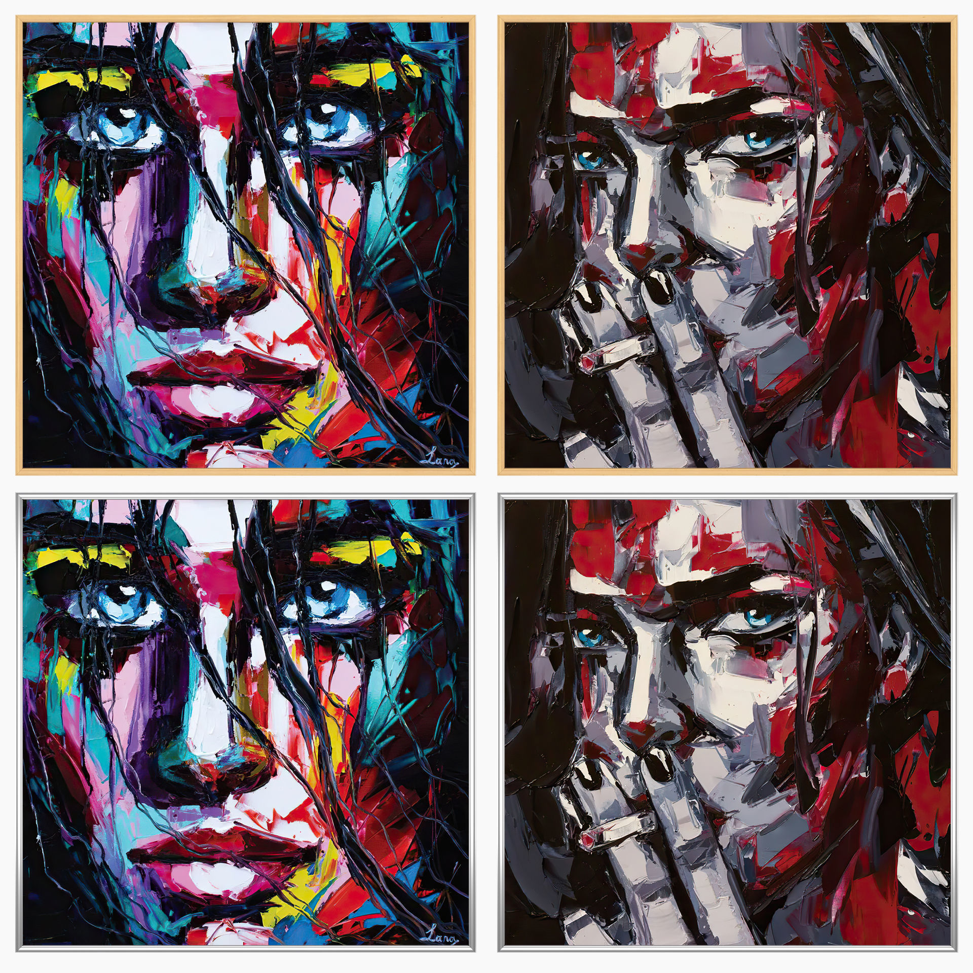 Wall Art Set 3798 3D model_2