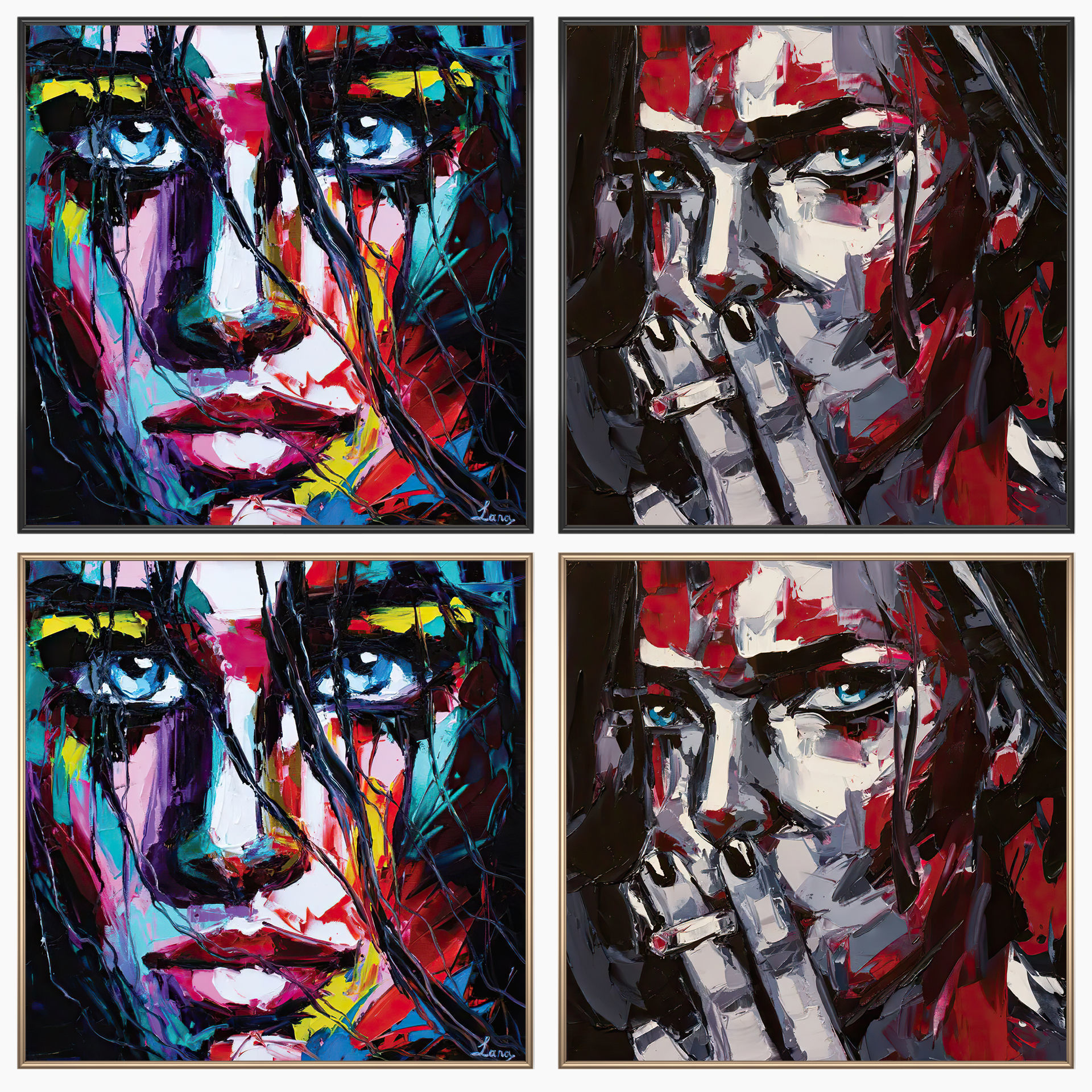 Wall Art Set 3798 3D model_1