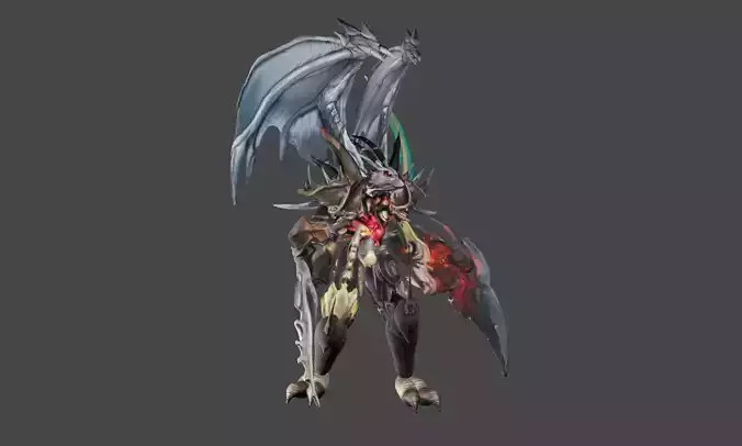 Zeloeman K 3 demon with wings