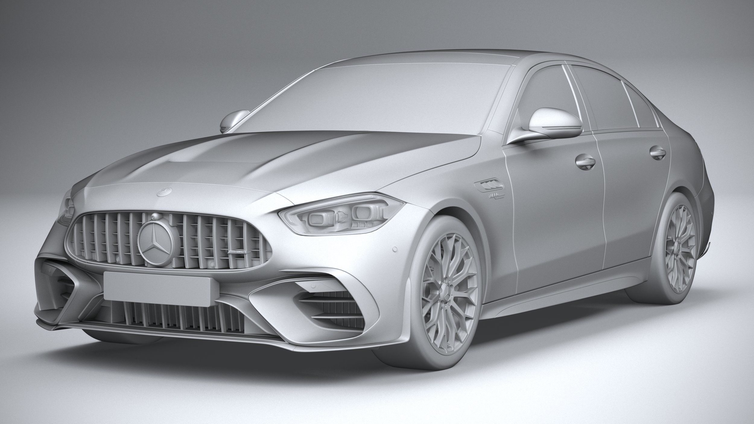Mercedes-Benz C63S AMG E Performance 2023 3D model_20