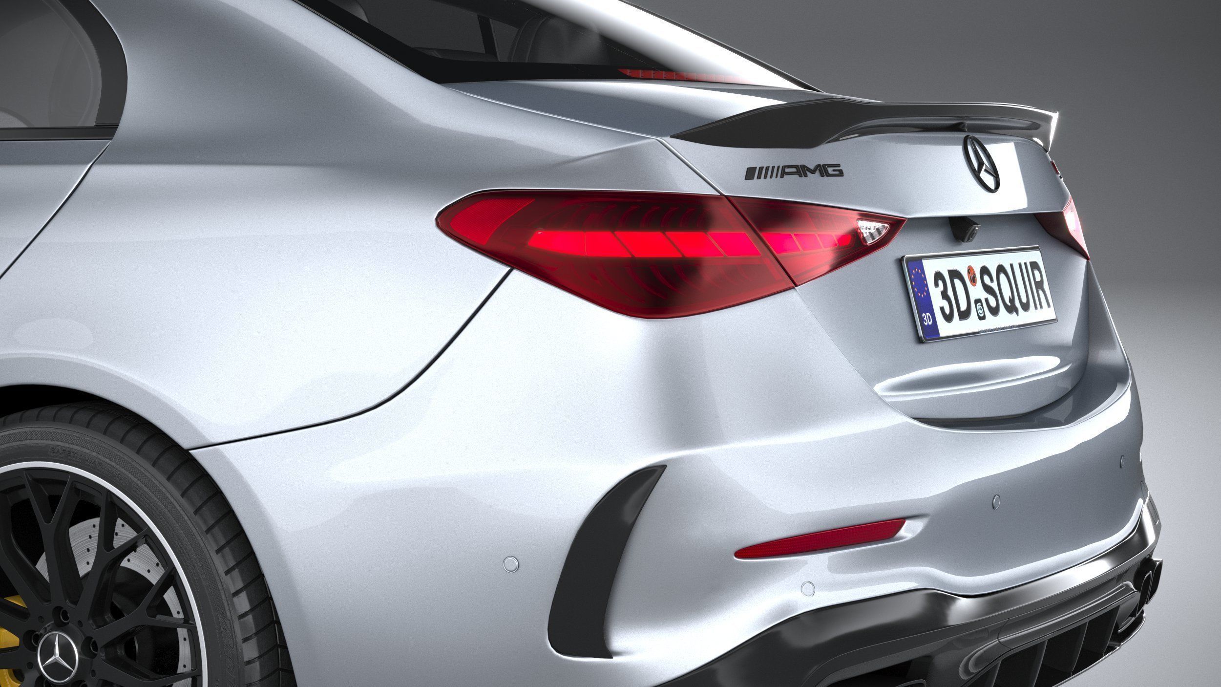 Mercedes-Benz C63S AMG E Performance 2023 3D model_6