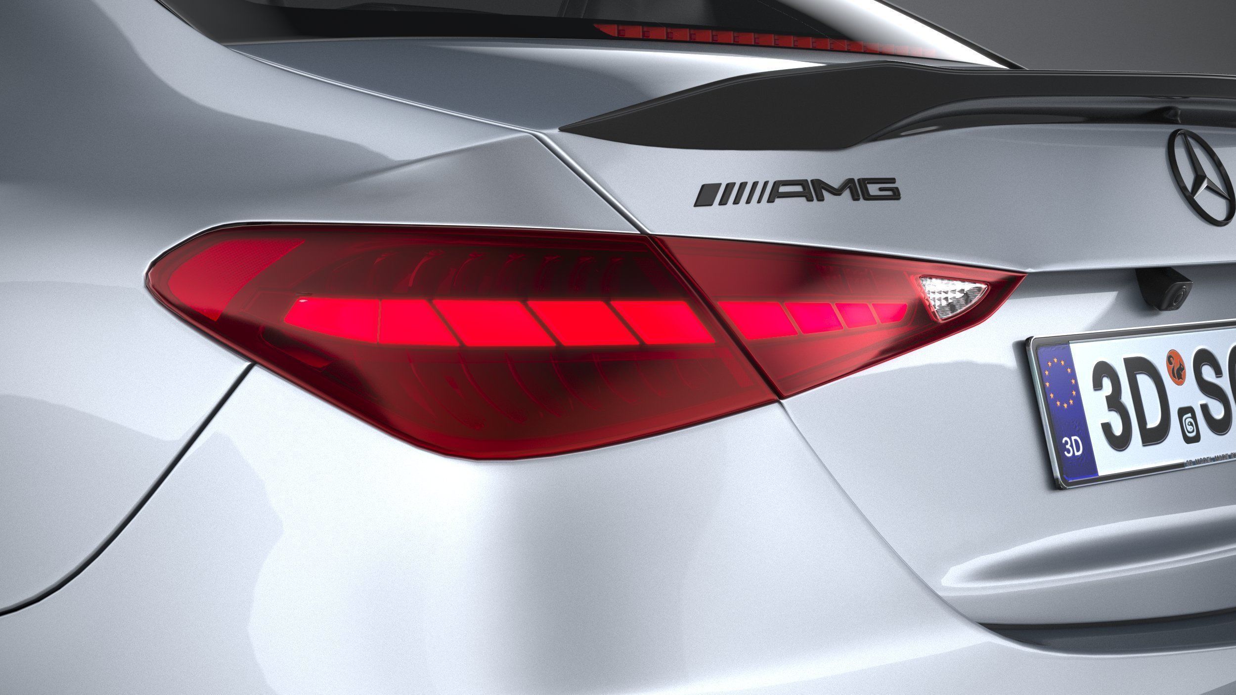 Mercedes-Benz C63S AMG E Performance 2023 3D model_15