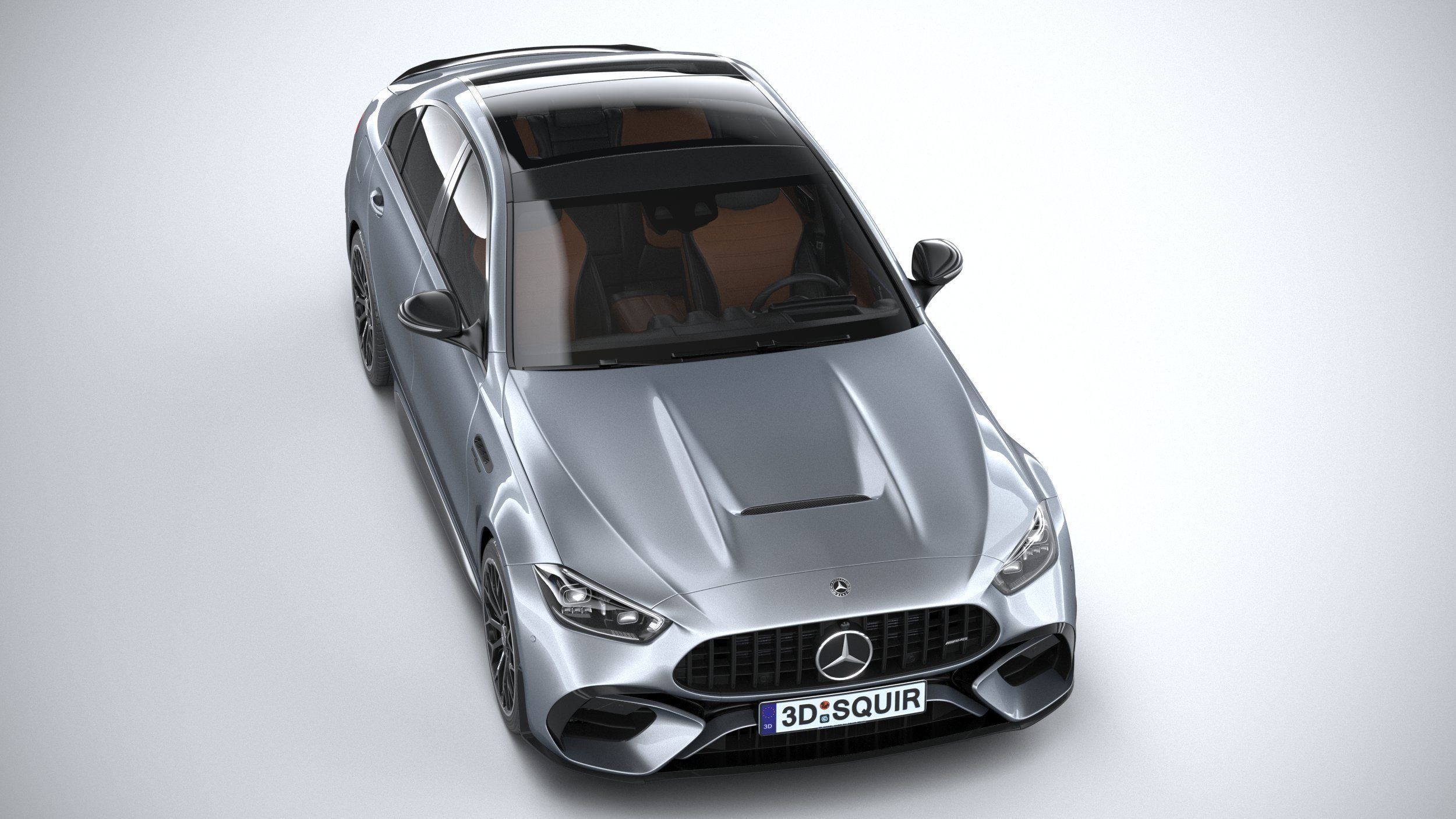 Mercedes-Benz C63S AMG E Performance 2023 3D model_12