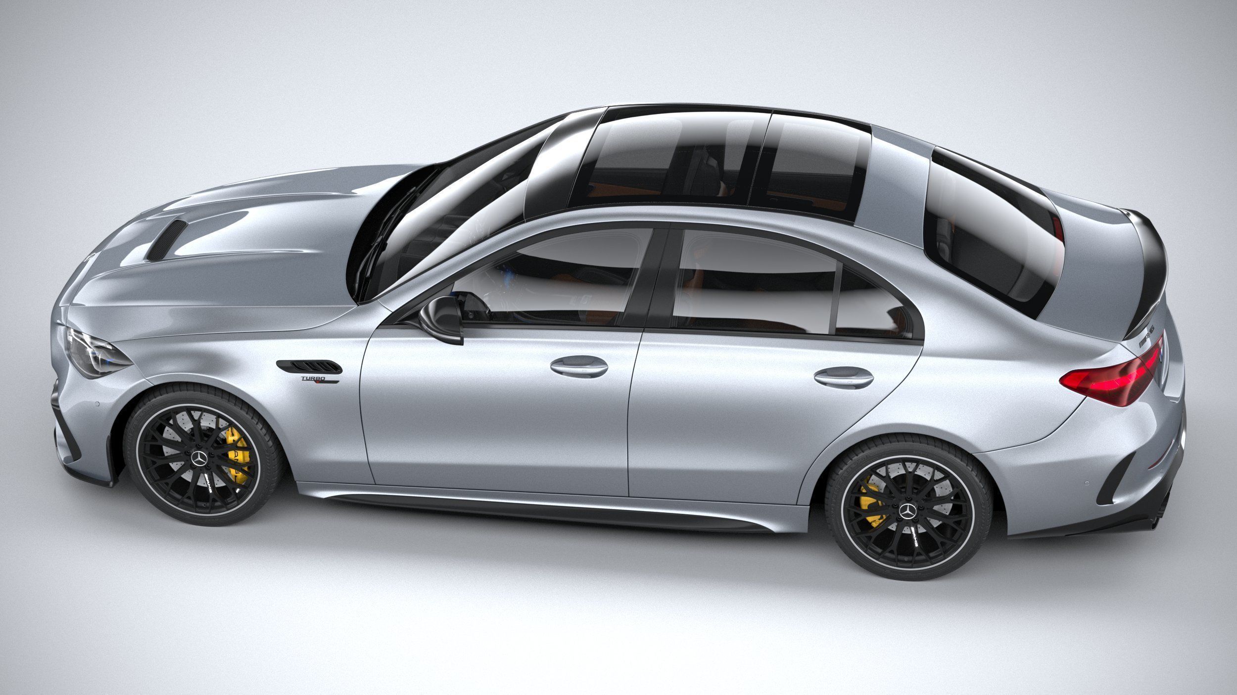 Mercedes-Benz C63S AMG E Performance 2023 3D model_9