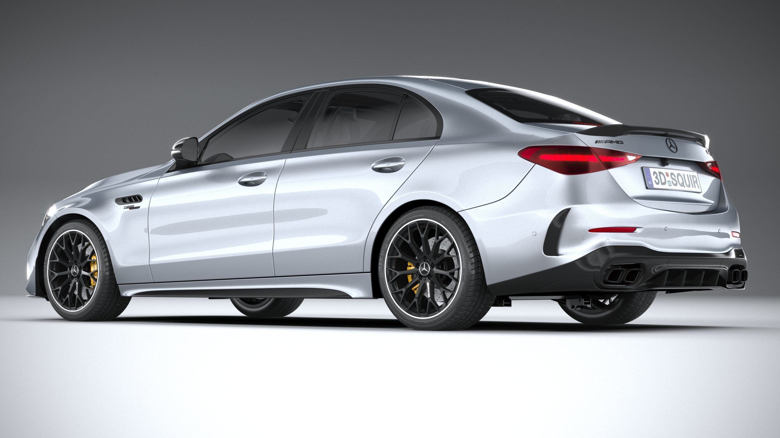 Mercedes-Benz C63S AMG E Performance 2023 3D model_5