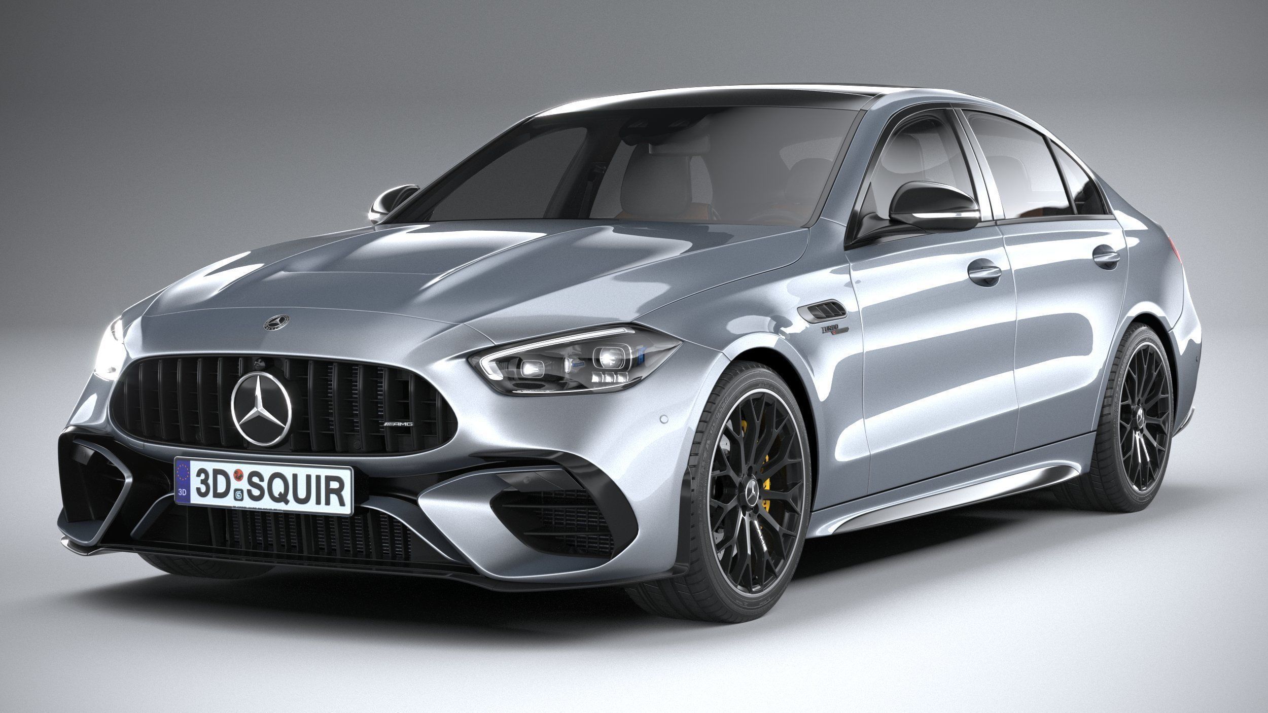 Mercedes-Benz C63S AMG E Performance 2023 3D model_2