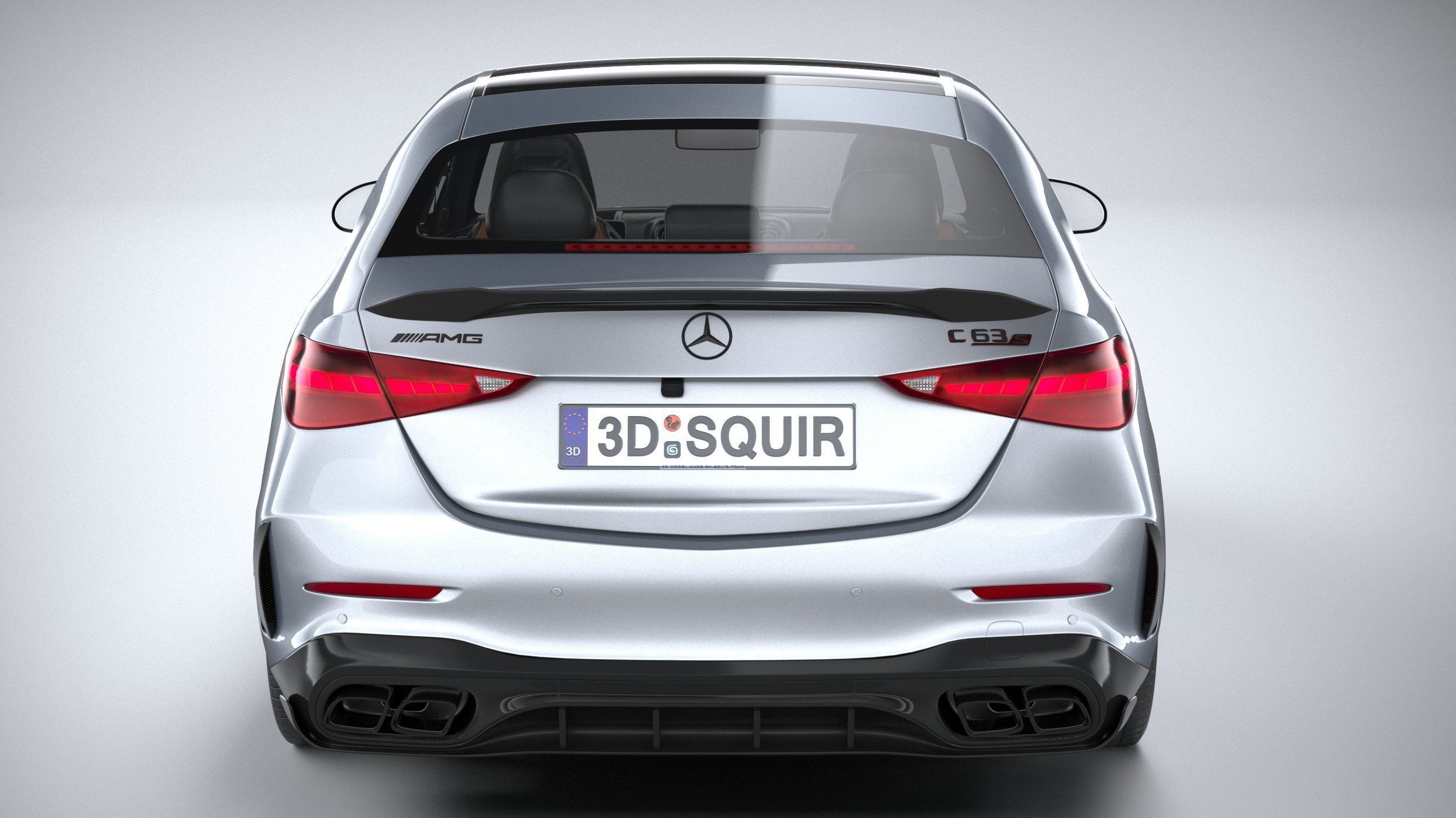 Mercedes-Benz C63S AMG E Performance 2023 3D model_4