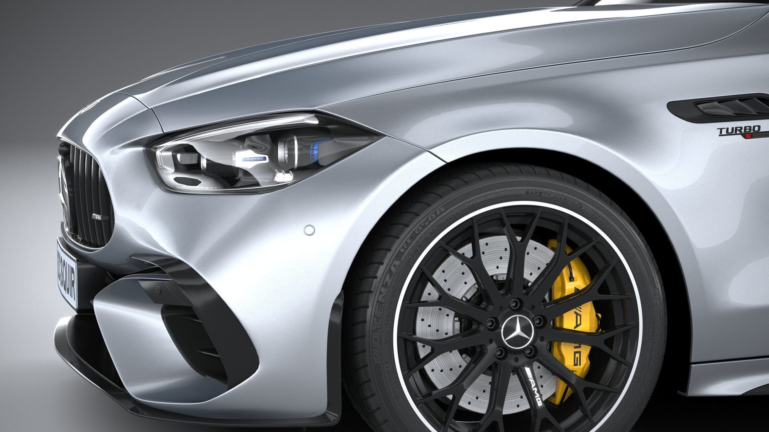 Mercedes-Benz C63S AMG E Performance 2023 3D model_3
