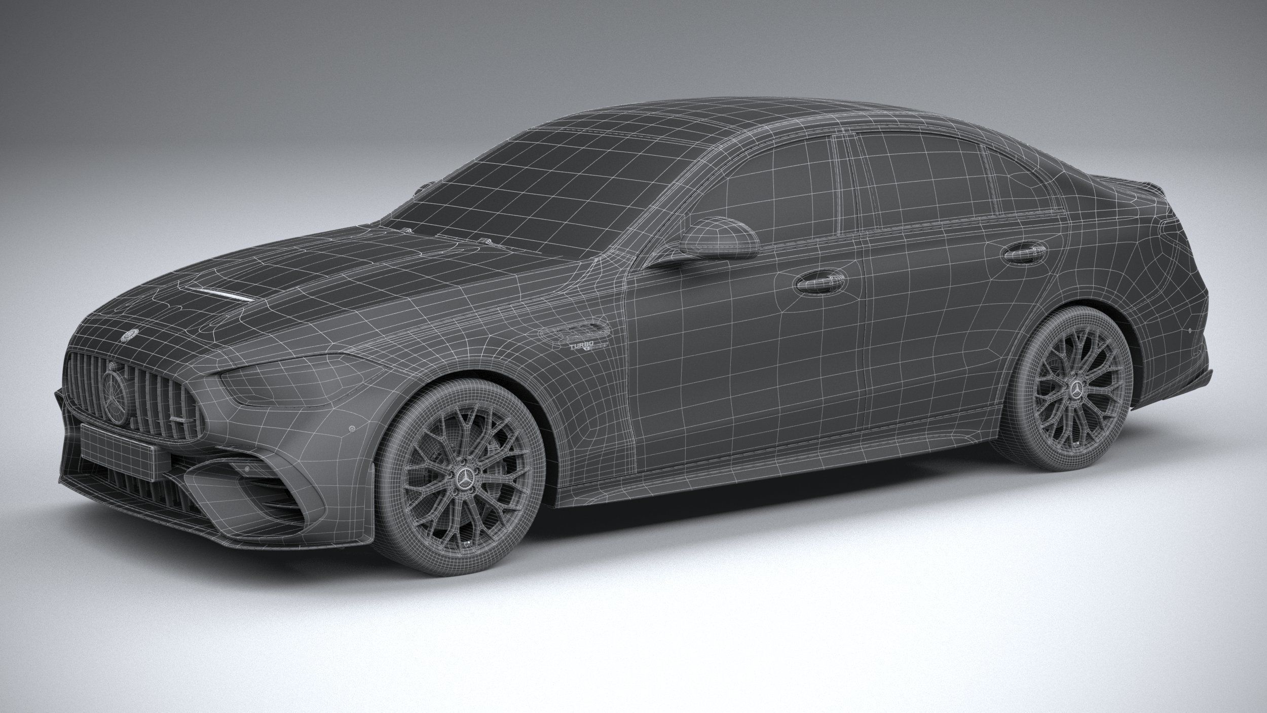Mercedes-Benz C63S AMG E Performance 2023 3D model_32