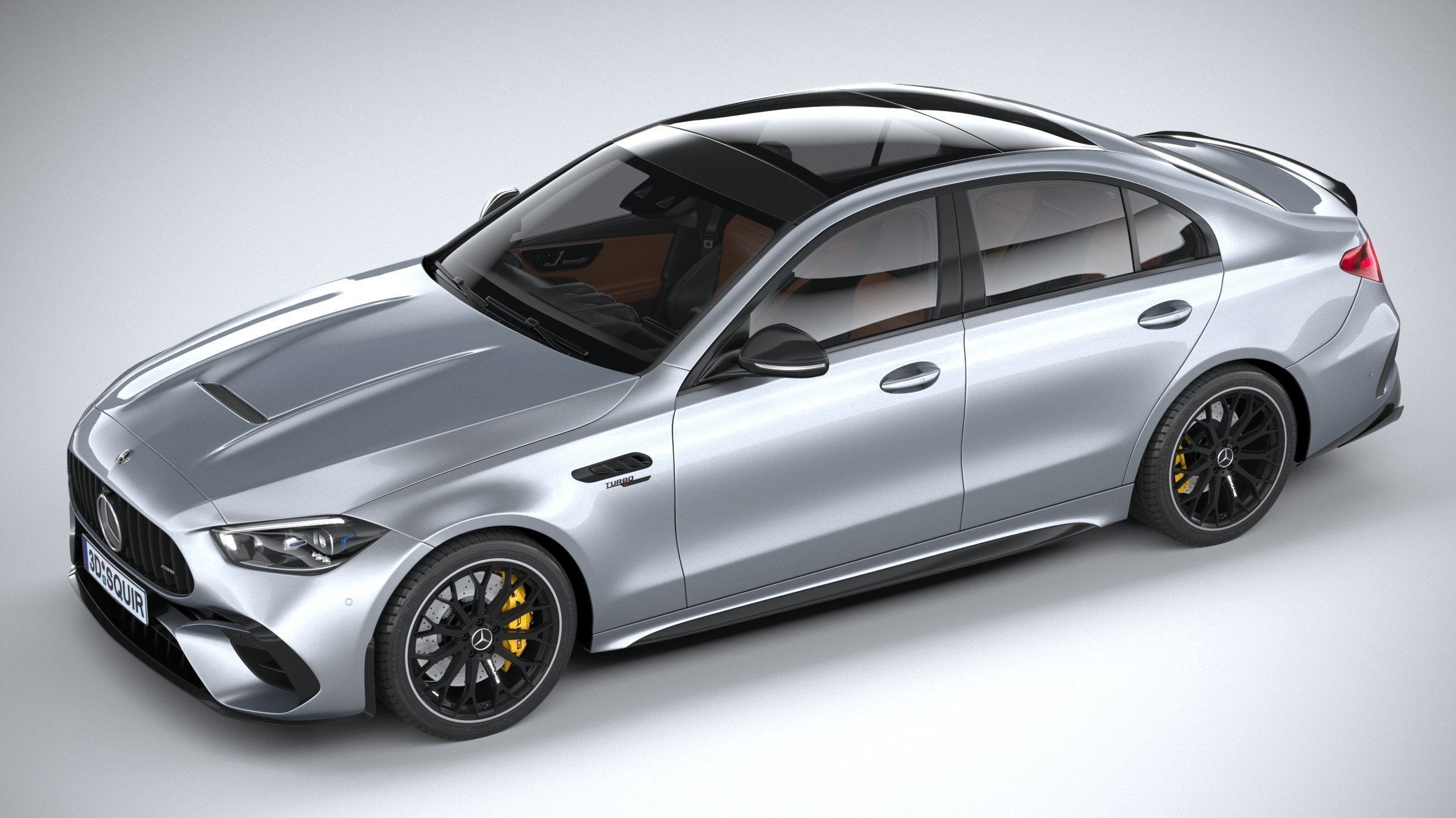 Mercedes-Benz C63S AMG E Performance 2023 3D model_7
