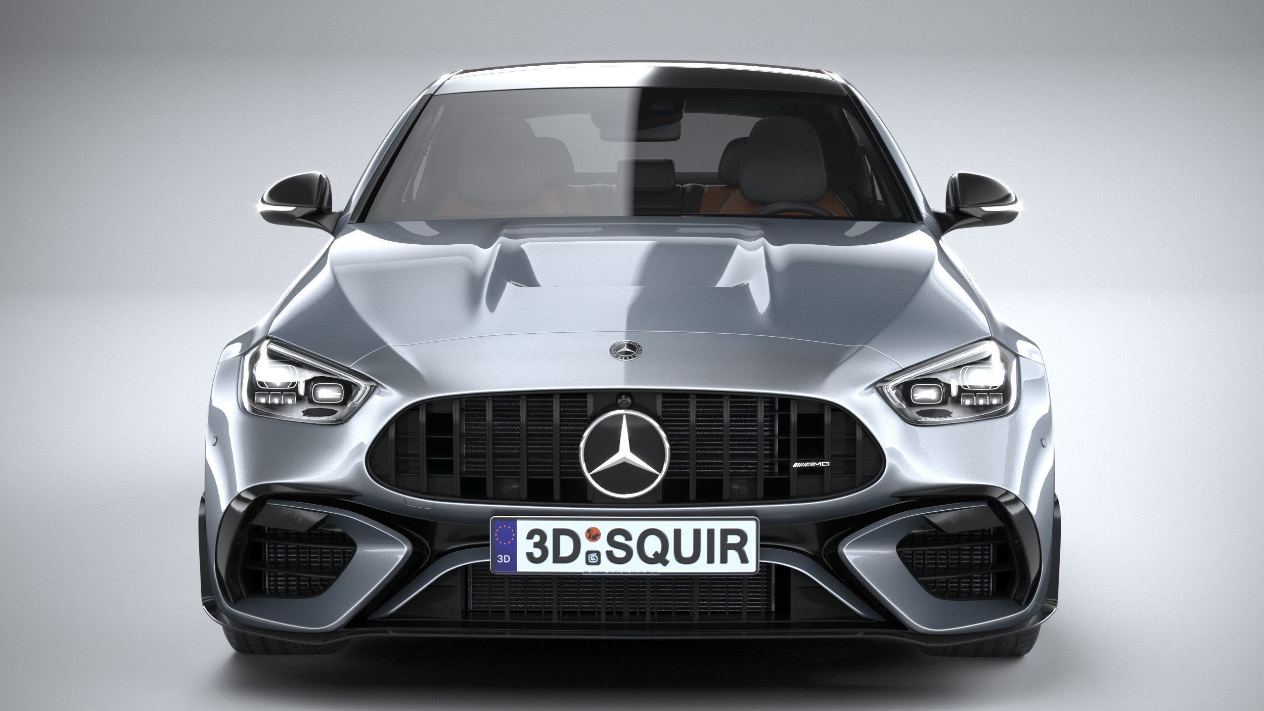 Mercedes-Benz C63S AMG E Performance 2023 3D model_13