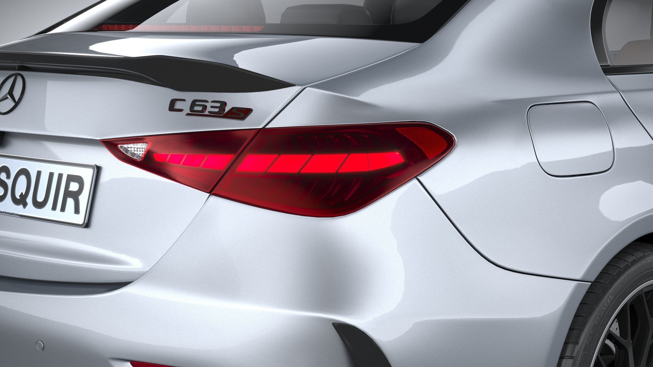 Mercedes-Benz C63S AMG E Performance 2023 3D model_18