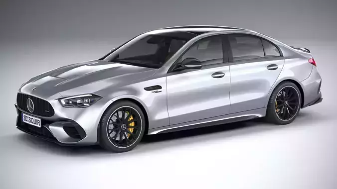 Mercedes-Benz C63S AMG E Performance 2023 3D model