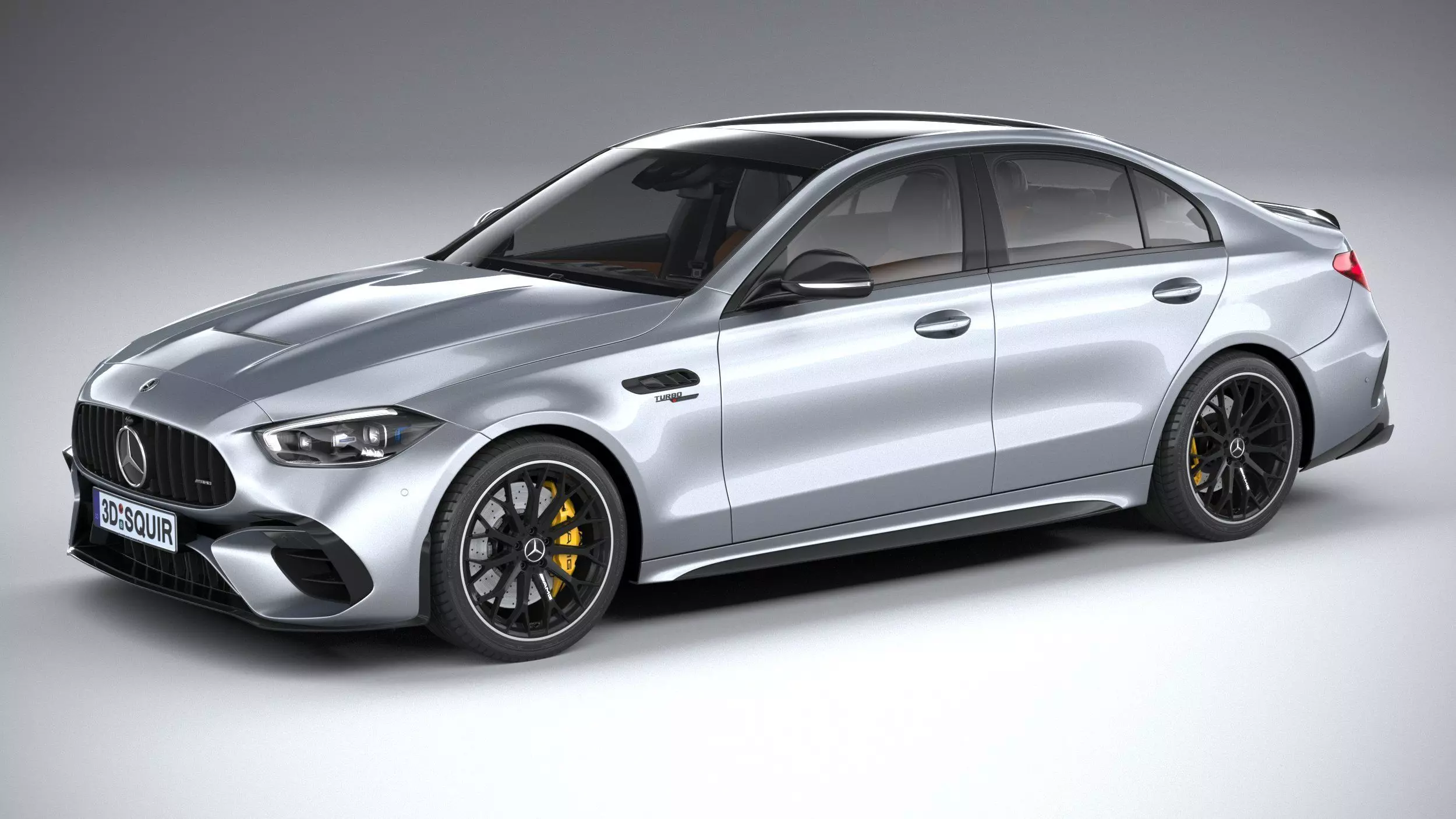 Mercedes-Benz C63S AMG E Performance 2023 3D model_0
