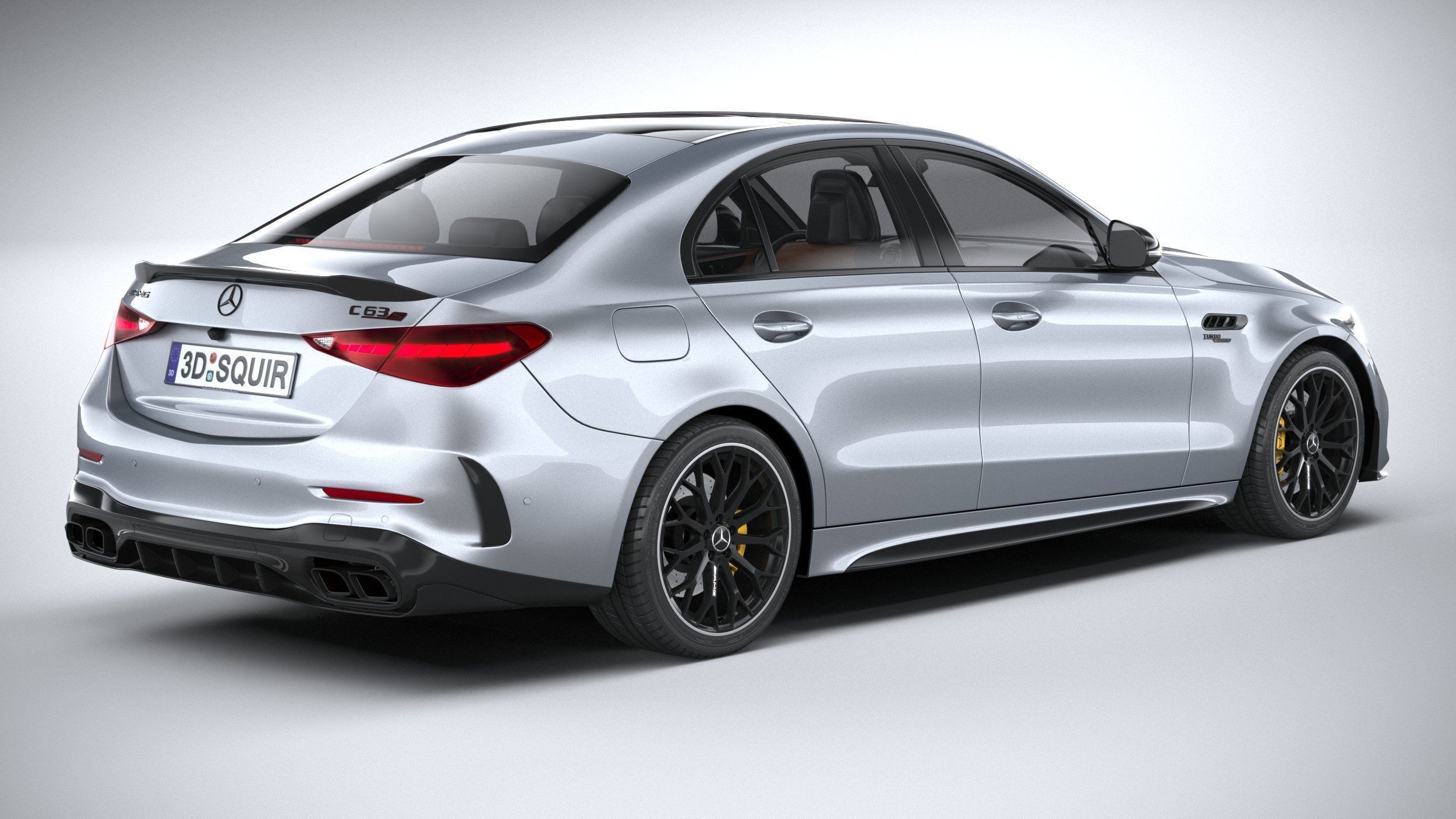 Mercedes-Benz C63S AMG E Performance 2023 3D model_17