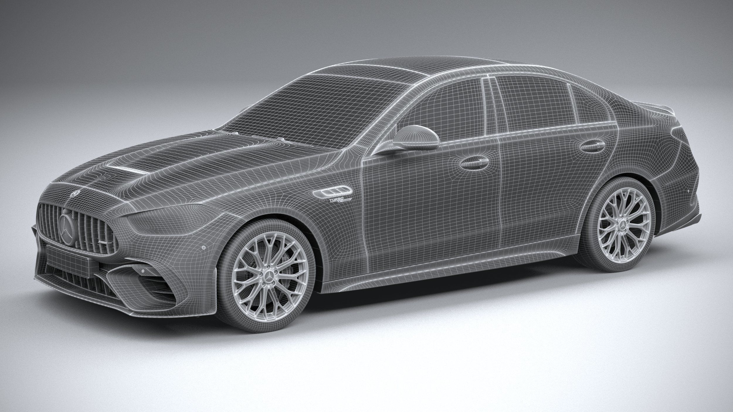 Mercedes-Benz C63S AMG E Performance 2023 3D model_30