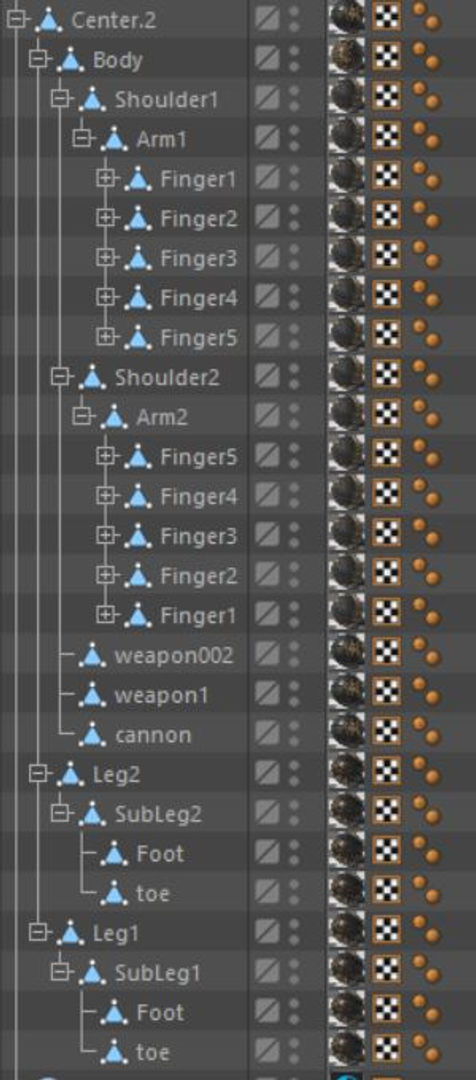 Robot Mecha Militar 3D model_13