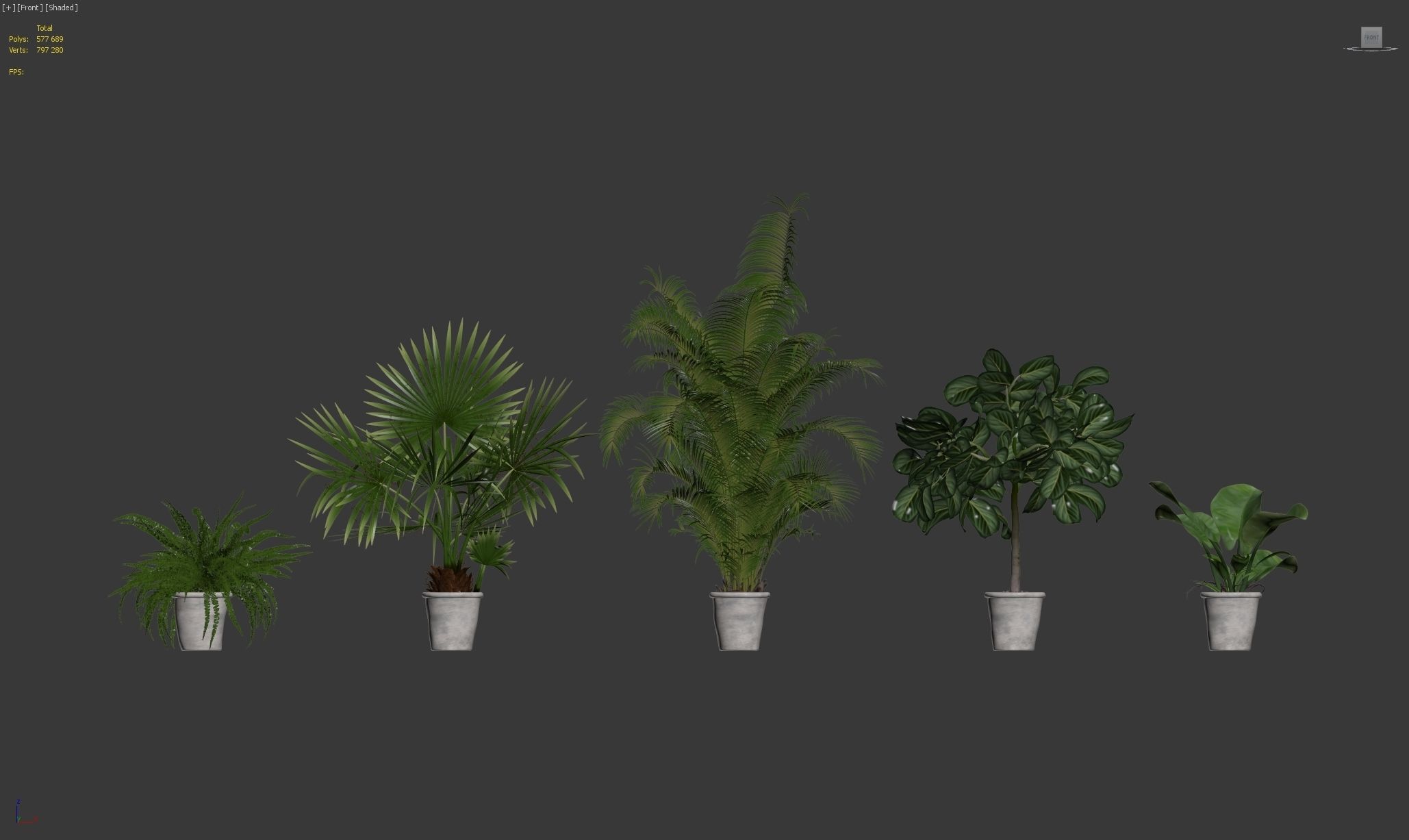 Plants collection 139 3D model_16