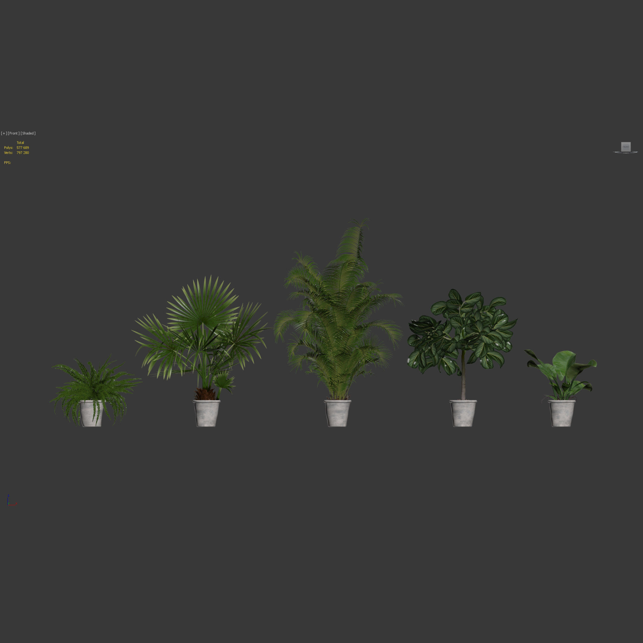 Plants collection 139 3D model_6