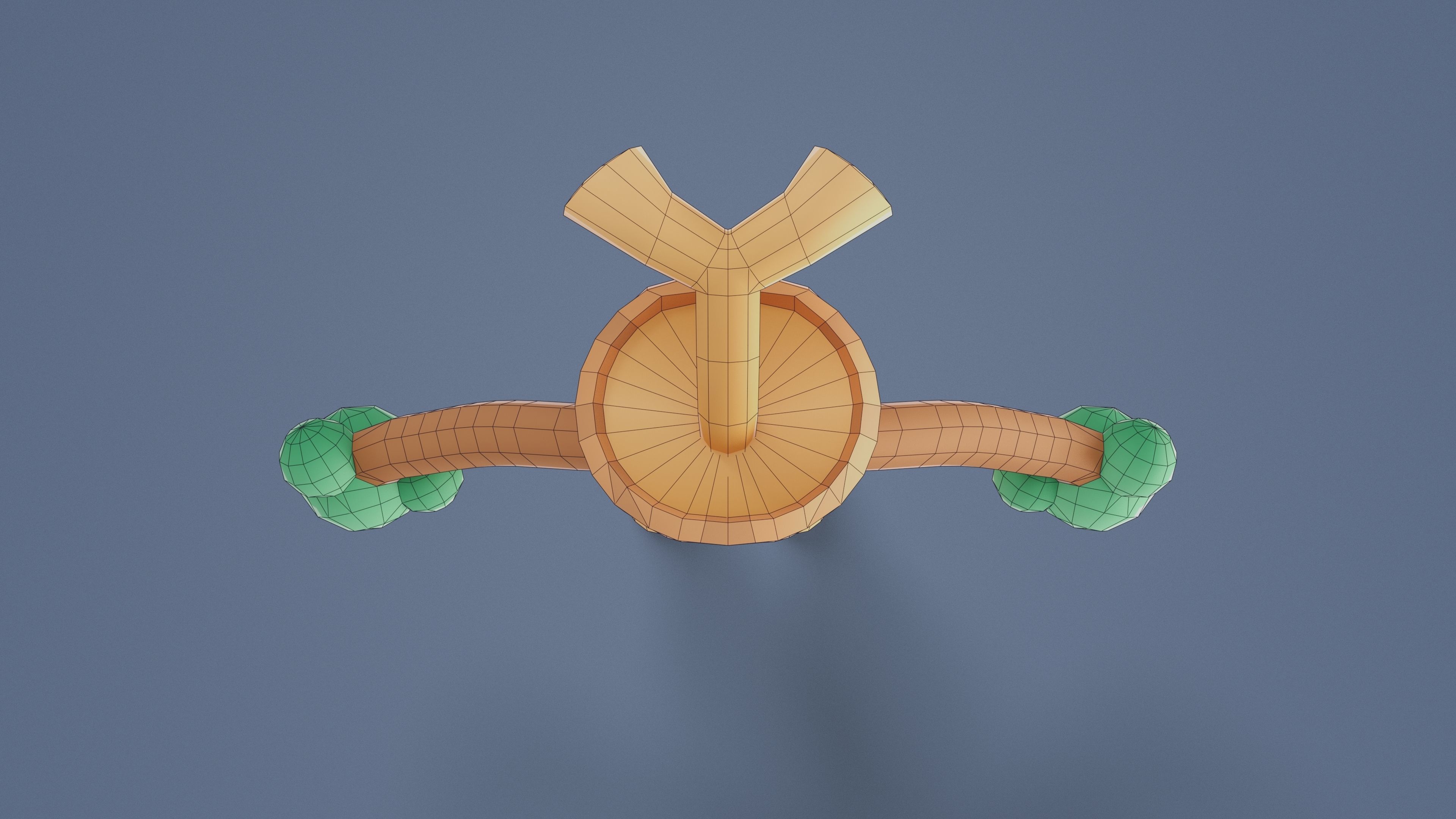 Cartoon Characters - Medium Stumpy Warrior Low-poly 3D model_23