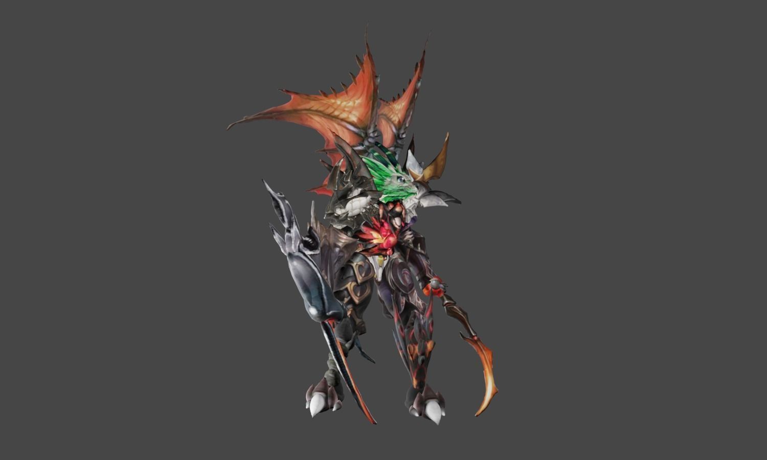 Zeloeman  K 2 Low-poly 3D model_2