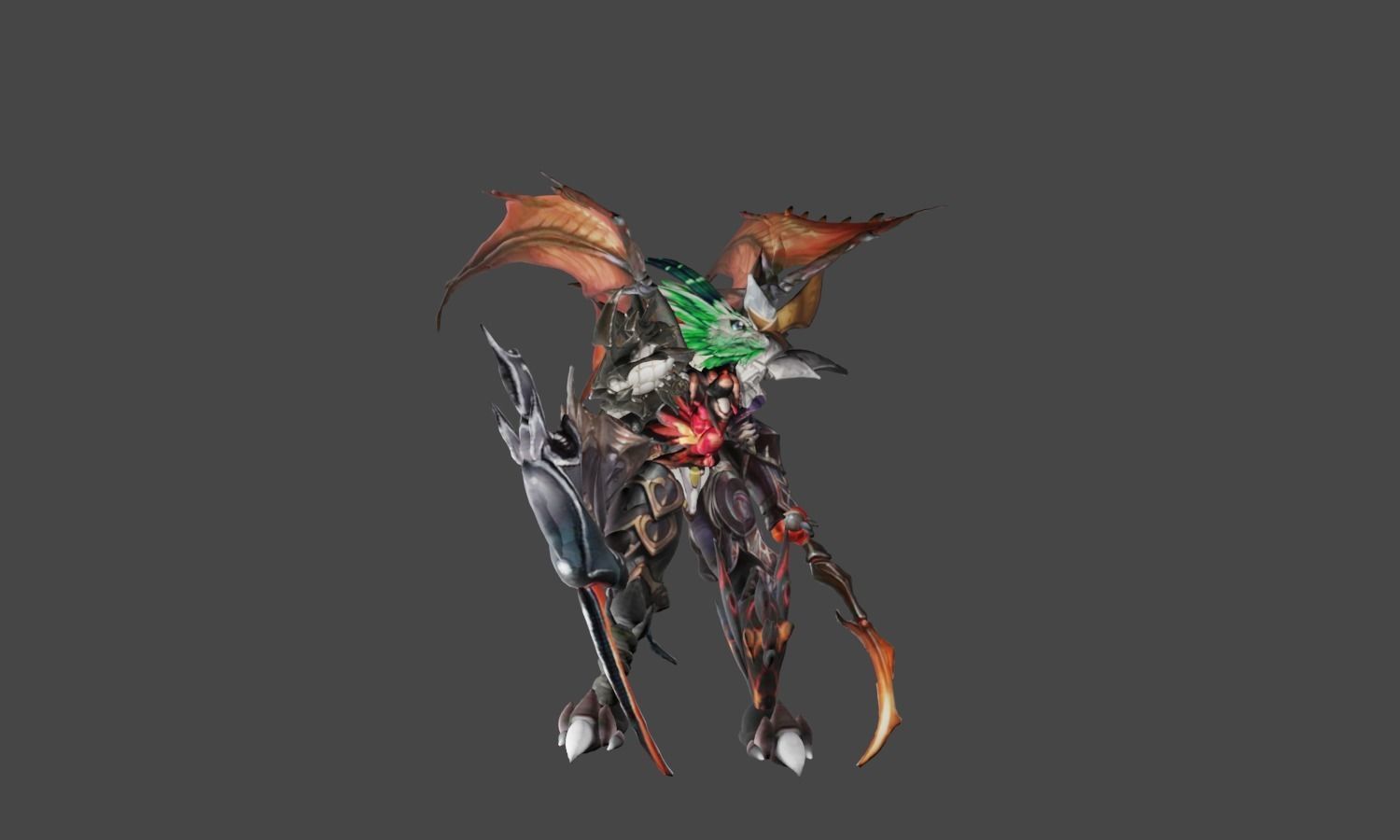 Zeloeman  K 2 Low-poly 3D model_11