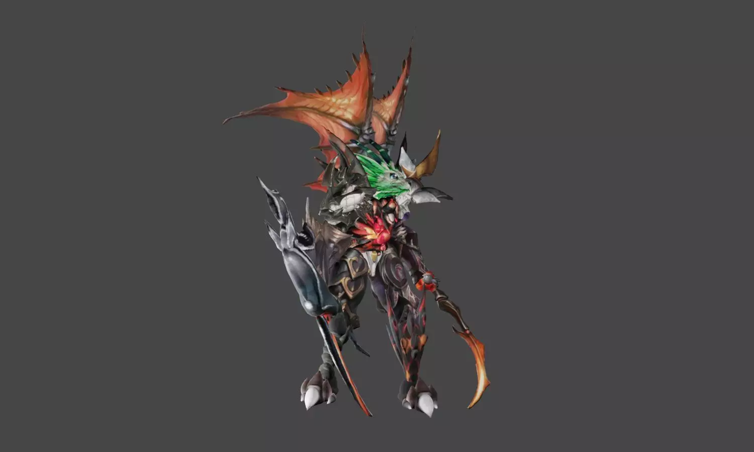 Zeloeman  K 2 Low-poly 3D model_0