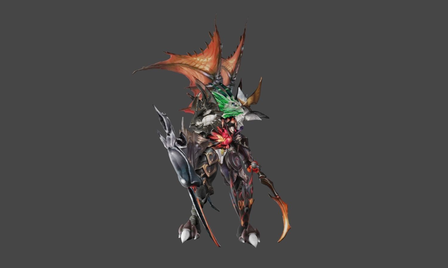 Zeloeman  K 2 Low-poly 3D model_1