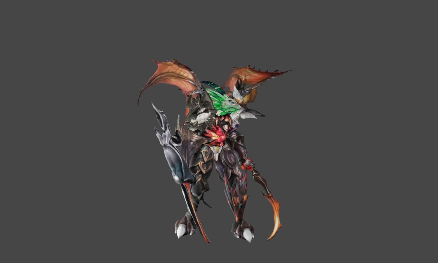 Zeloeman  K 2 Low-poly 3D model_12