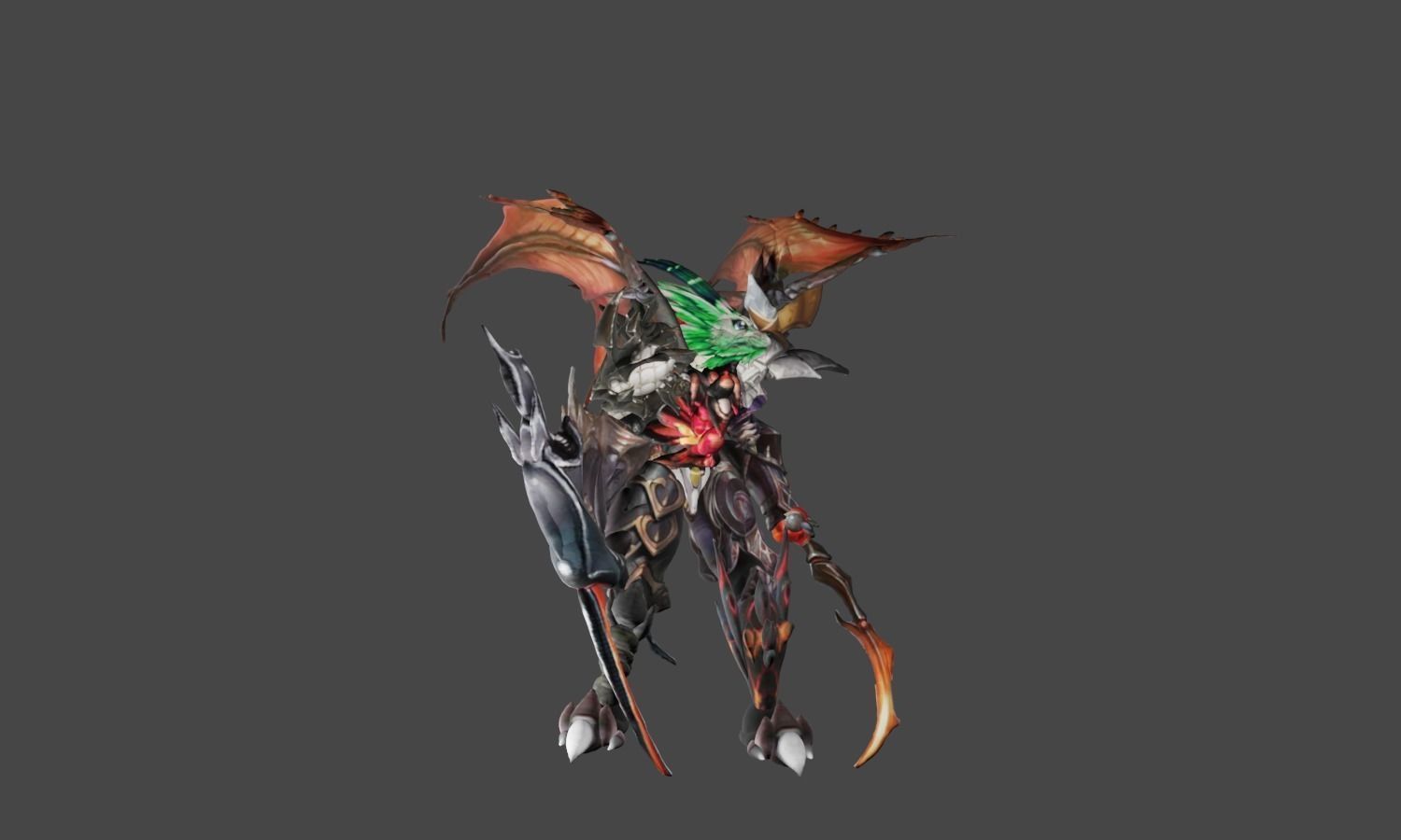 Zeloeman  K 2 Low-poly 3D model_13