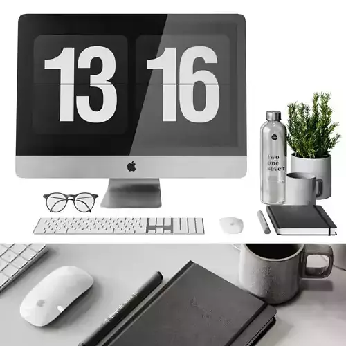 Desktop accessories 3D model