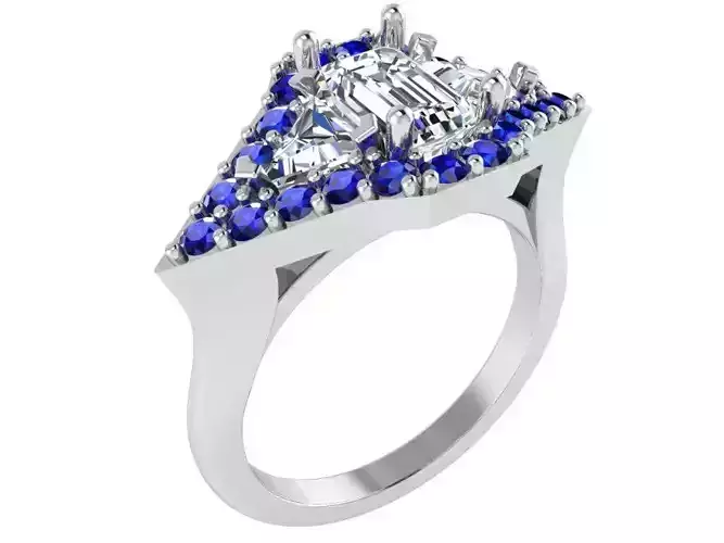 Margin Diamond ring 2658 3D print model