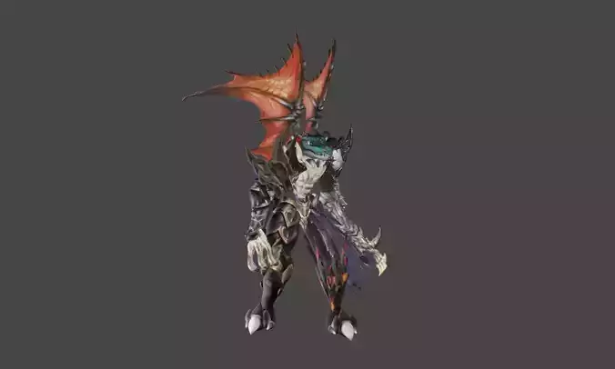 Zeloeman K 1 demon with wings