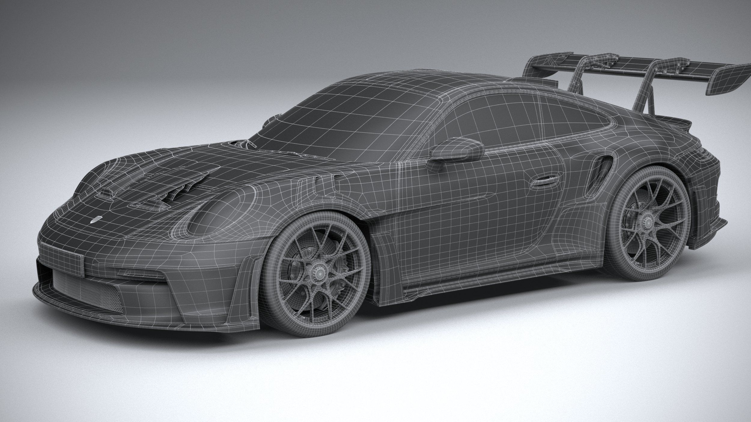 Porsche 911 GT3RS 2023 3D model_38