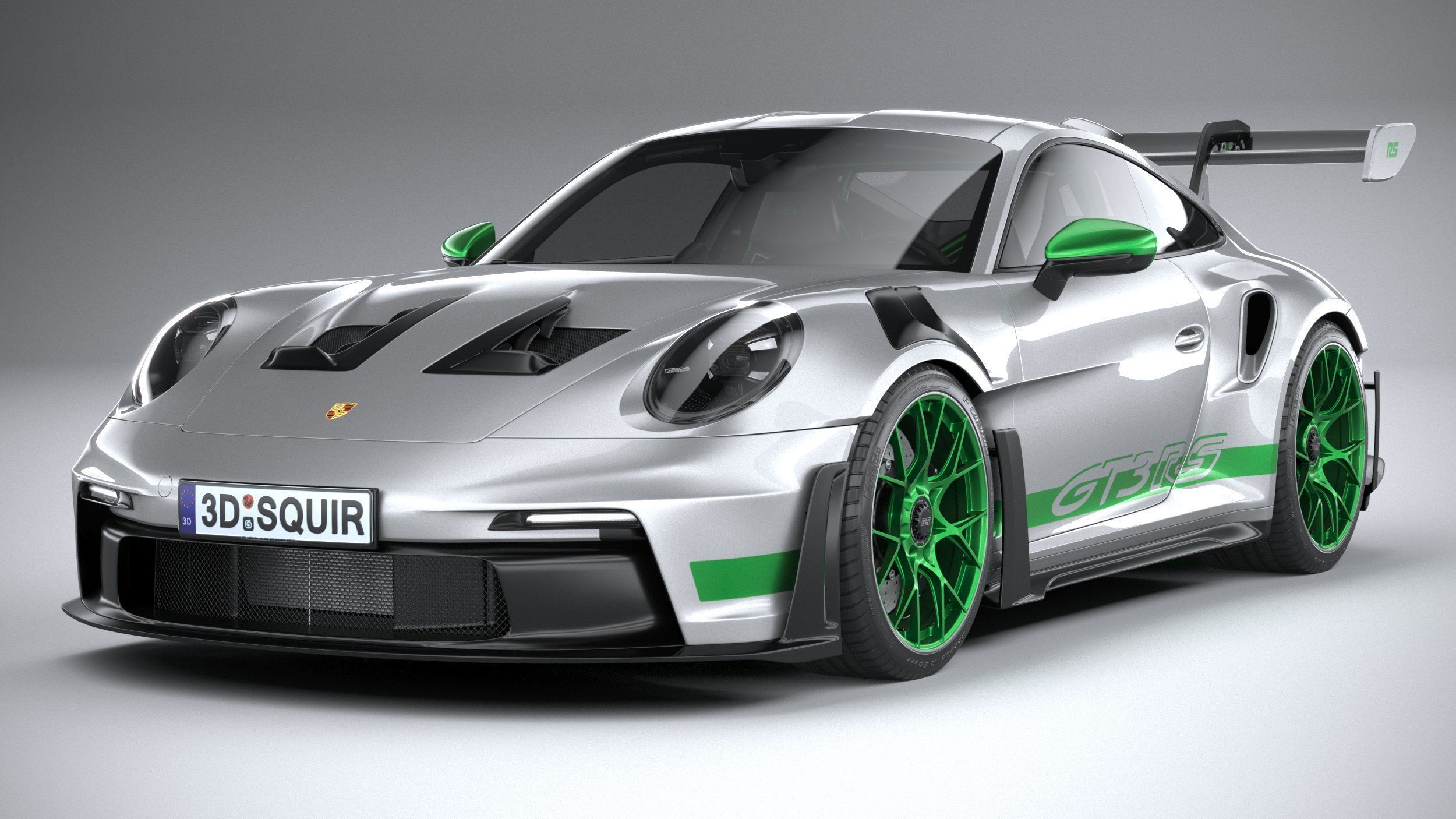 Porsche 911 GT3RS 2023 3D model_2