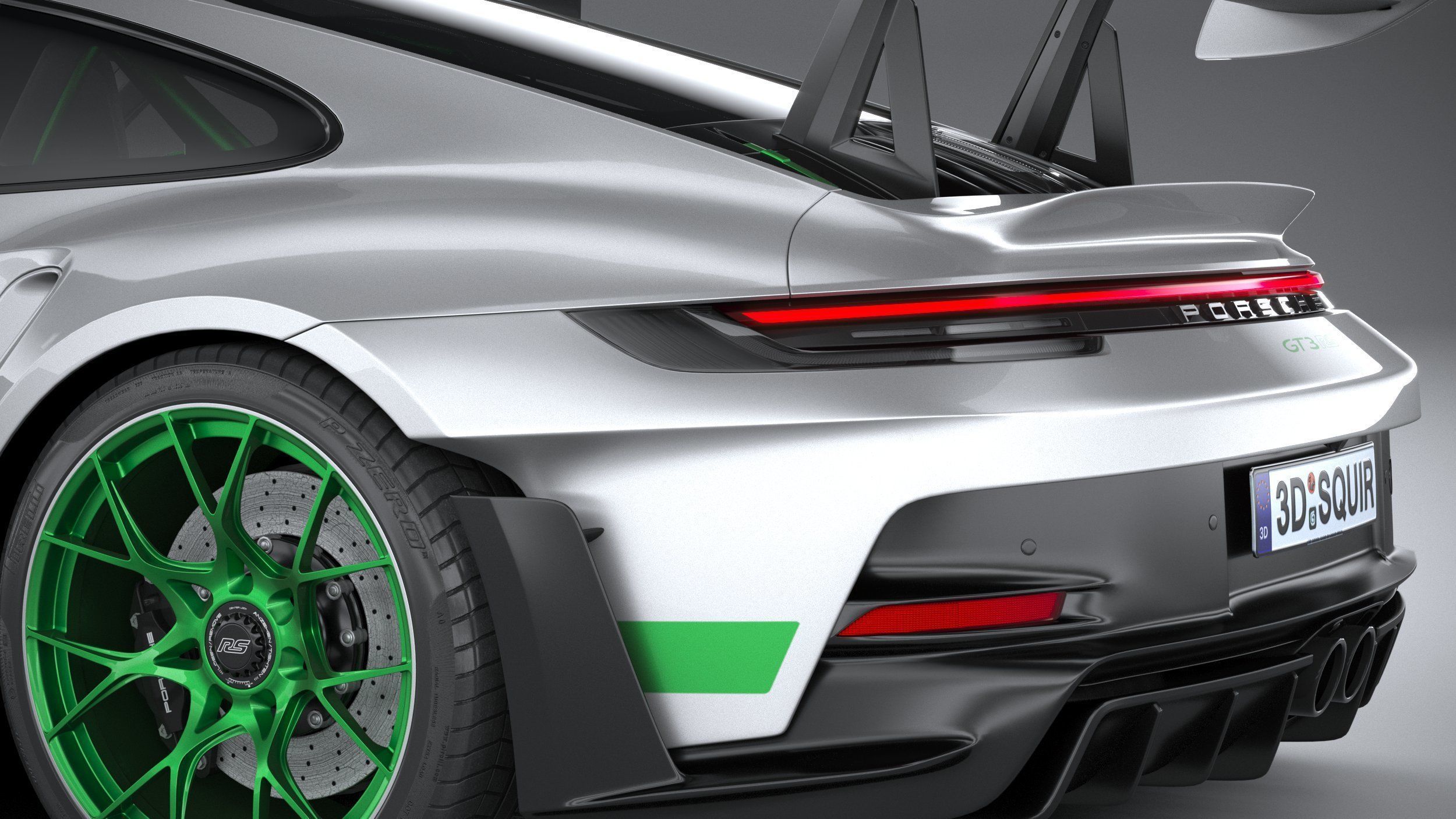Porsche 911 GT3RS 2023 3D model_6