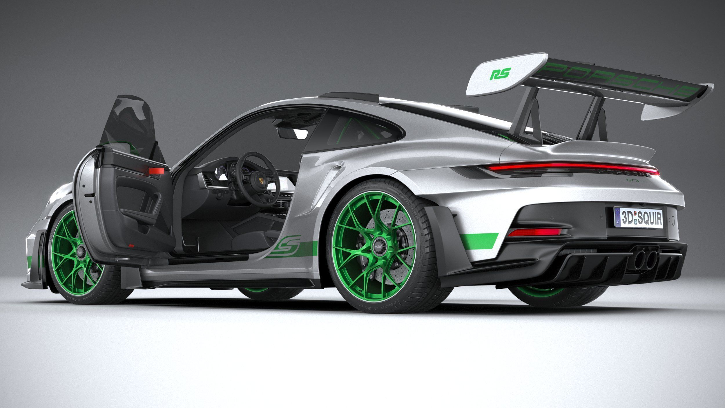 Porsche 911 GT3RS 2023 3D model_21