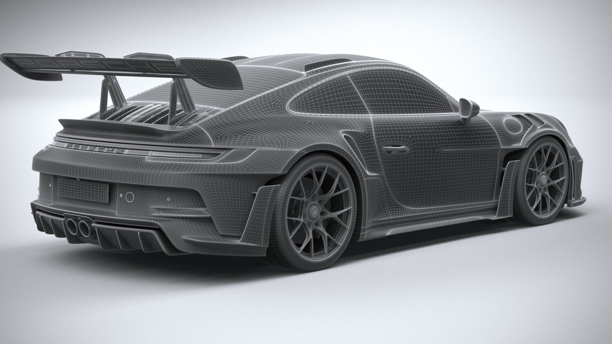 Porsche 911 GT3RS 2023 3D model_37