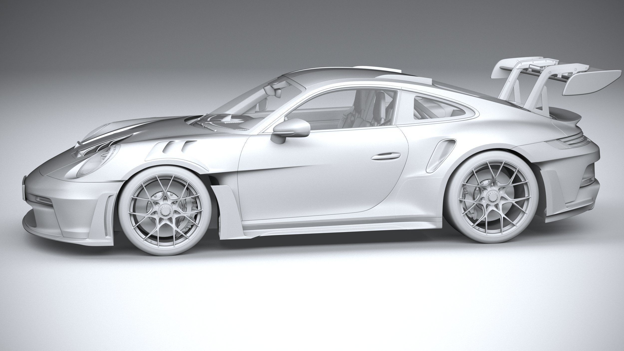 Porsche 911 GT3RS 2023 3D model_29