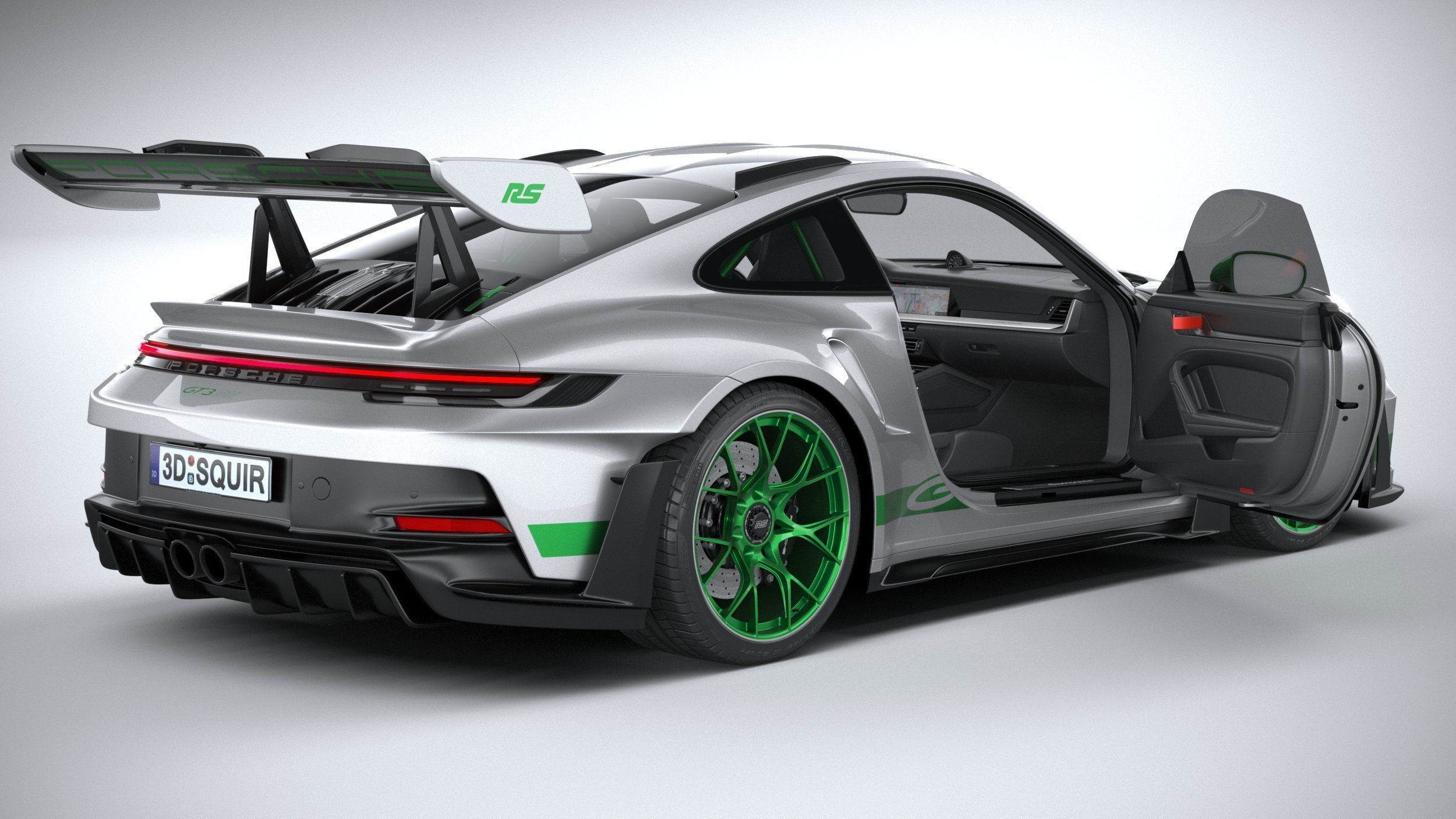 Porsche 911 GT3RS 2023 3D model_25