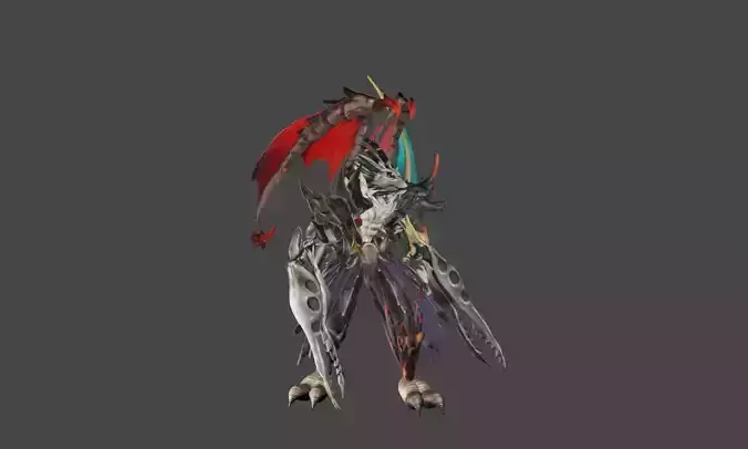 Zeloeman J 8 demon holding sword