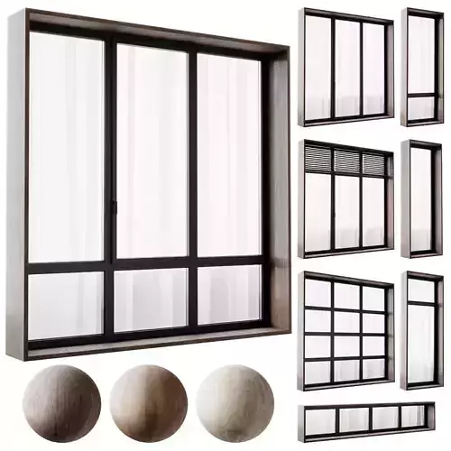 Modern Windows 3D model