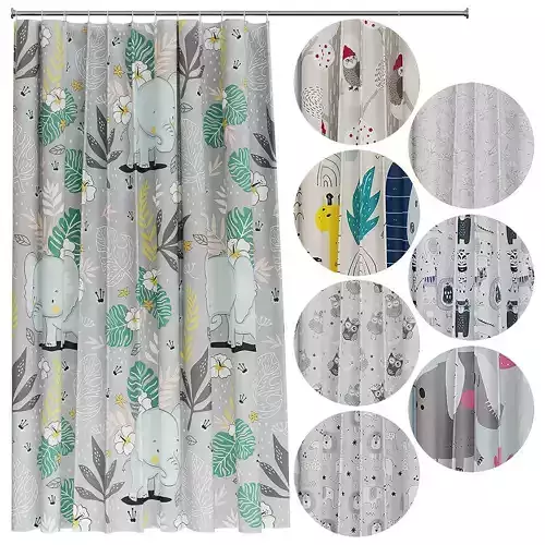 Shower curtain for children