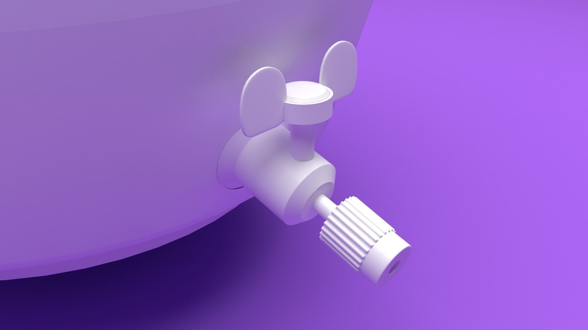 Hanging Gallon Water Dispenser 3D model_35