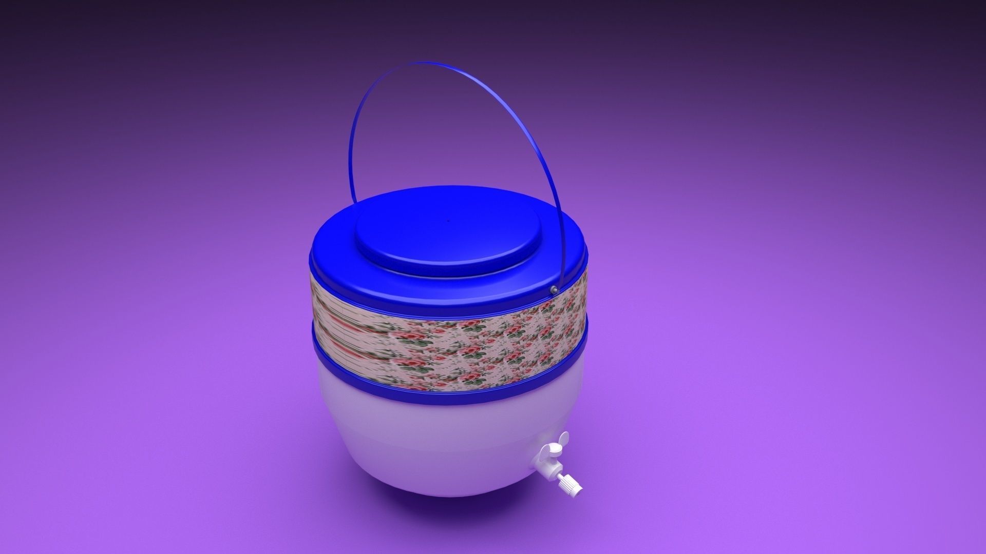 Hanging Gallon Water Dispenser 3D model_33