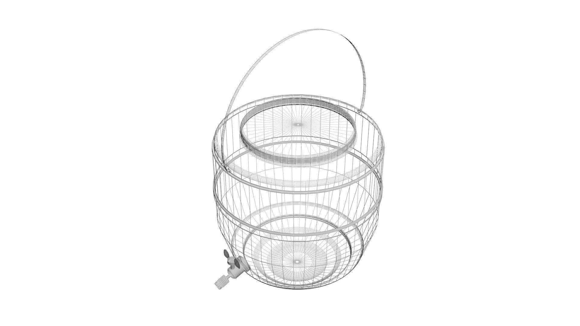 Hanging Gallon Water Dispenser 3D model_20