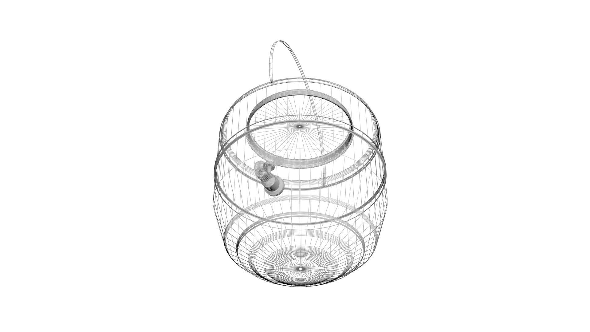 Hanging Gallon Water Dispenser 3D model_24